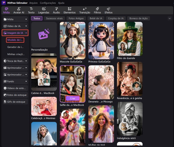 modelos imagem ia edimakor