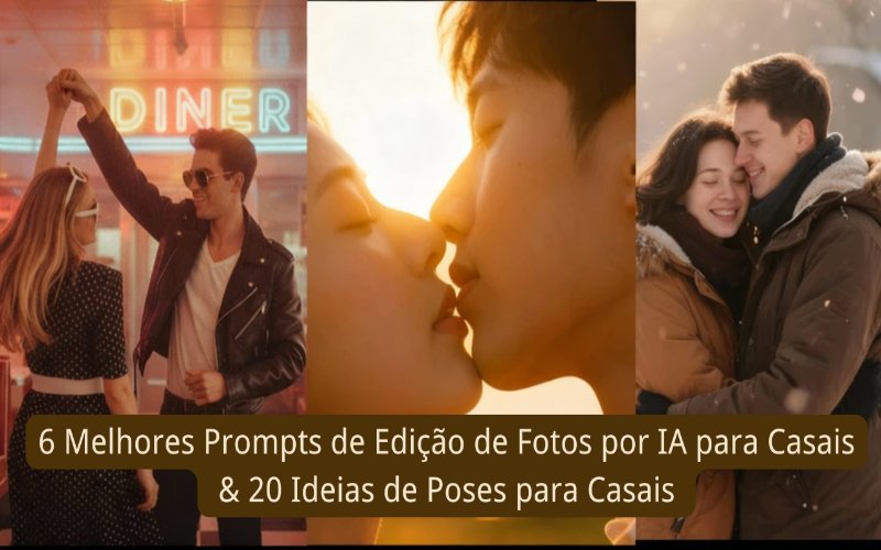 Sugestão de edição de fotos com IA para casais