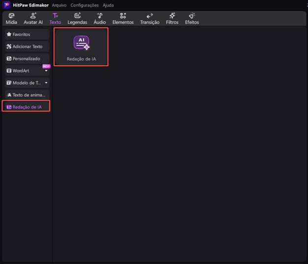 gerar texto ia edimakor