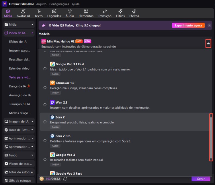 métodos de geração de vídeo por ia passo 3
