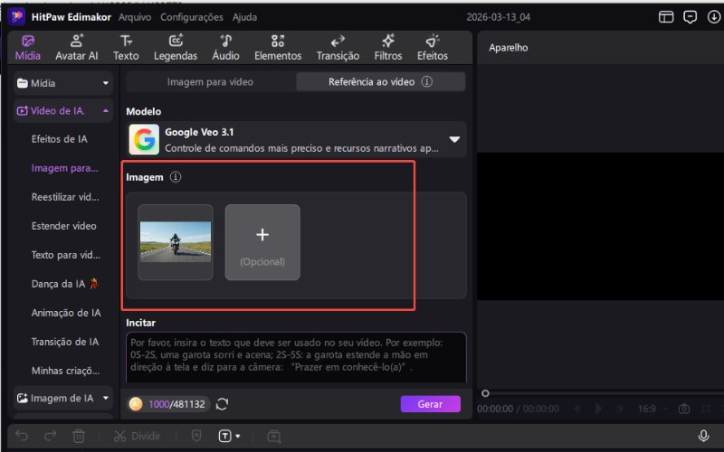 Correção de cores de vídeo subaquático com IA