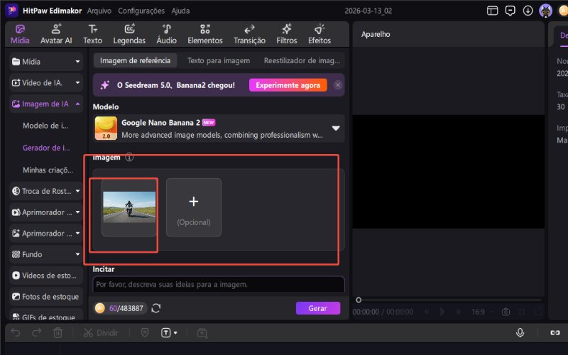 Efeitos de vídeo com IA