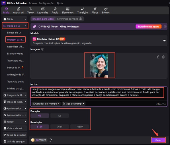 gerar video ia edimakor