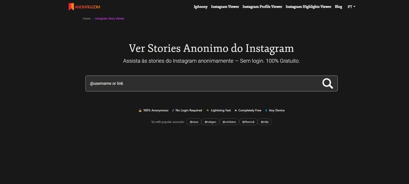 sites para ver stories anonimamente