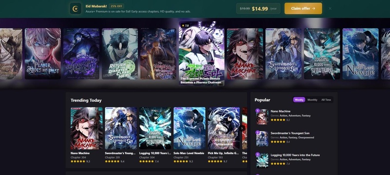 Asura Scans manhwa site