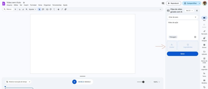google vids avatar pronto
