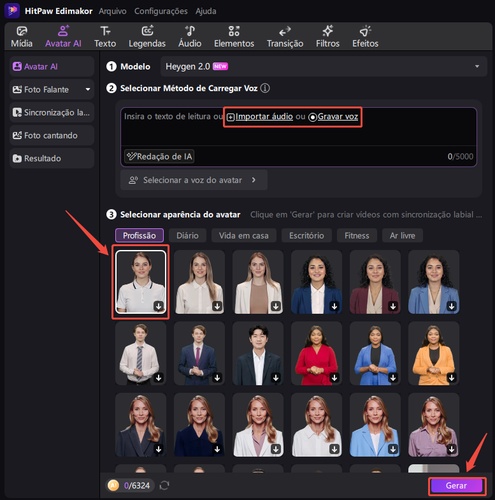 modelo avatar edimakor