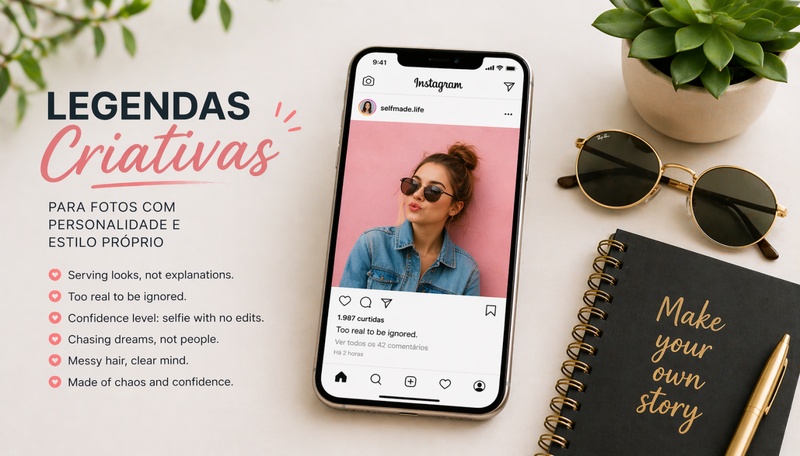 legendas criativas instagram