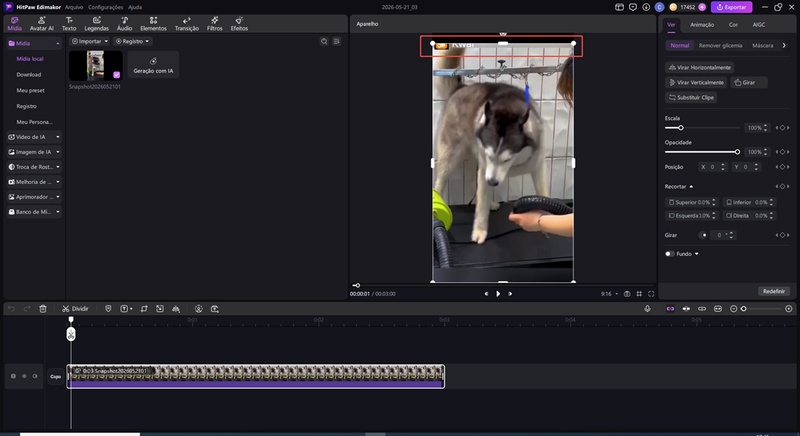 cortar video kwai