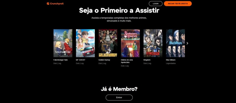 melhor site de anime oficial