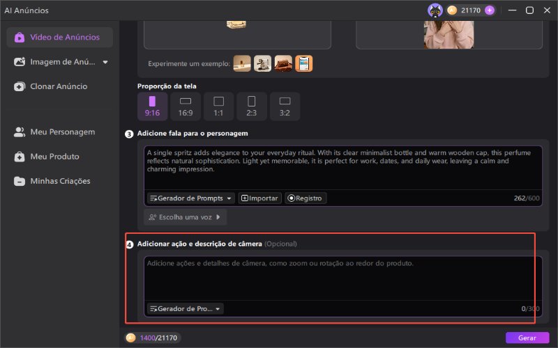 edimakor obter produto personagem vídeo final
