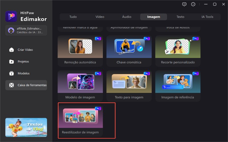 edimakor reestilizador de imagens
