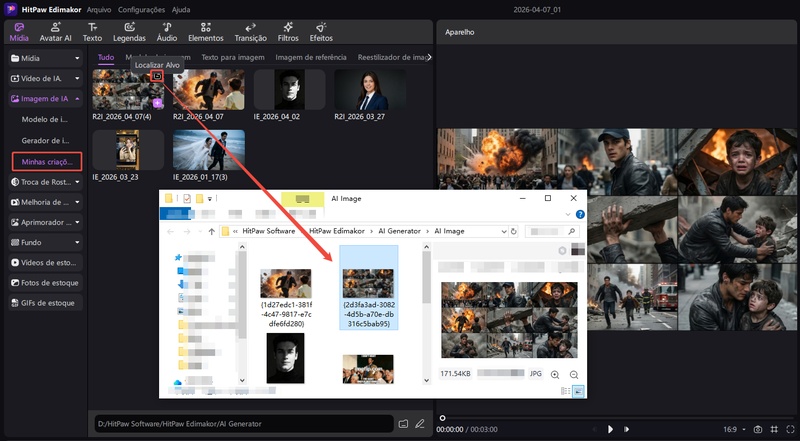 resultado imagem higgsfield ai