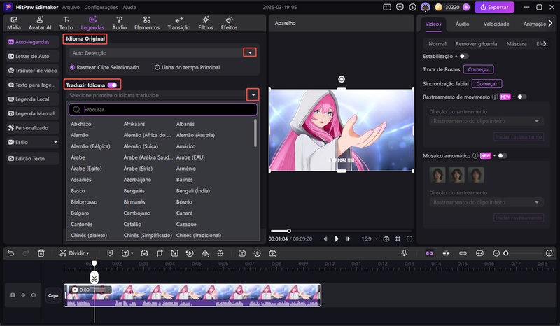 traduzir anime para portugues