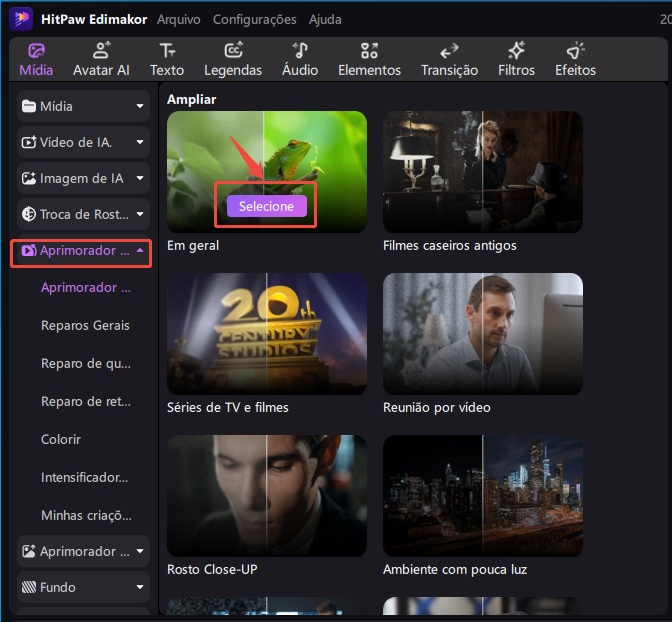 aprimorador IA ativo