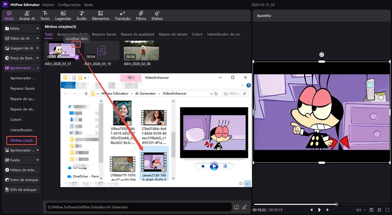 video aprimorado pronto