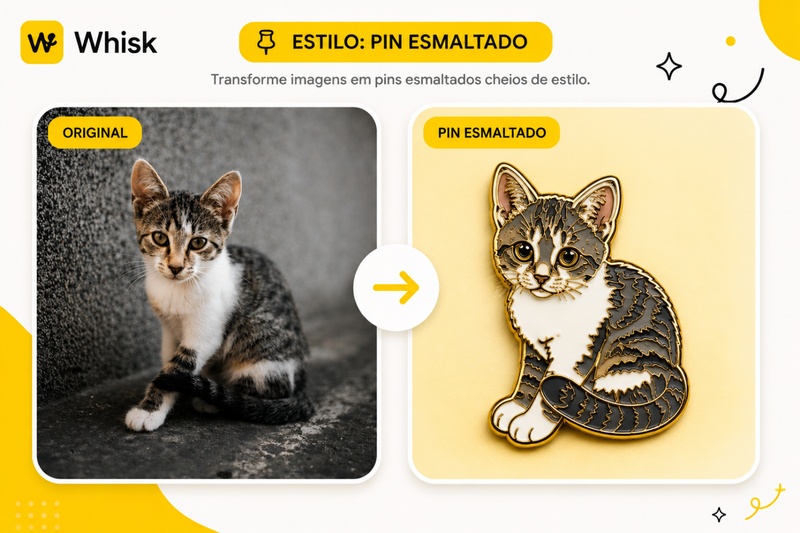 pin esmaltado whisk