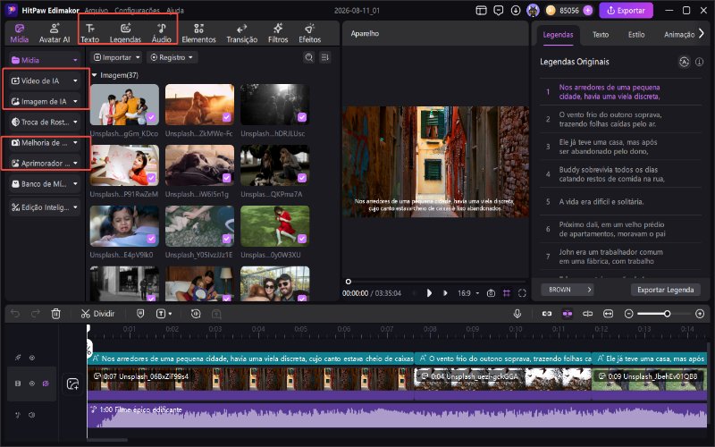 Aprimorar Vídeo Escolar com Recursos de IA