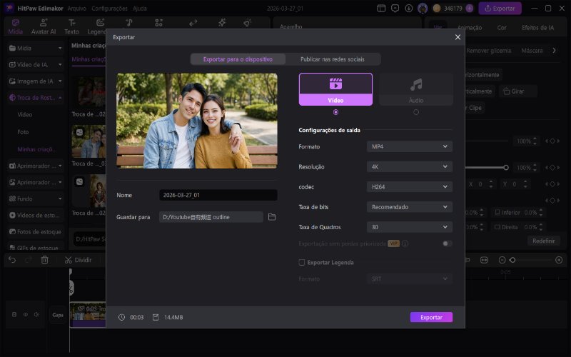 troca de rostos completa por IA