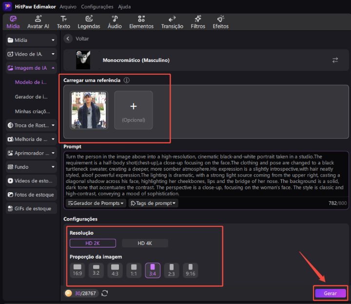 gêmeos ai foto prompt copiar colar tendência menino cavalo tiktok