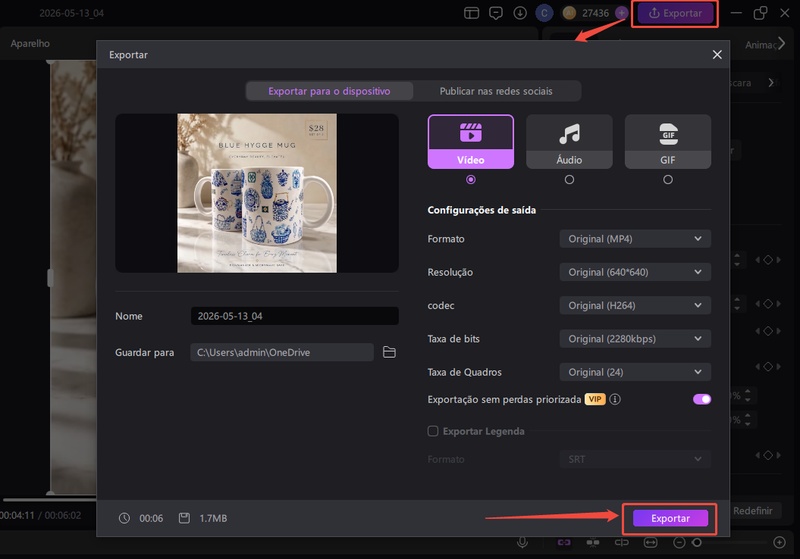 gerar video afiliado ia passo 6