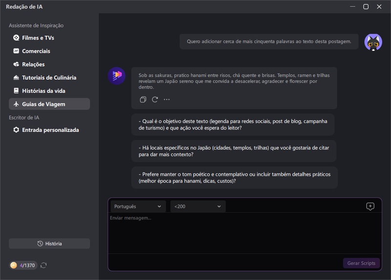 legenda completa instagram