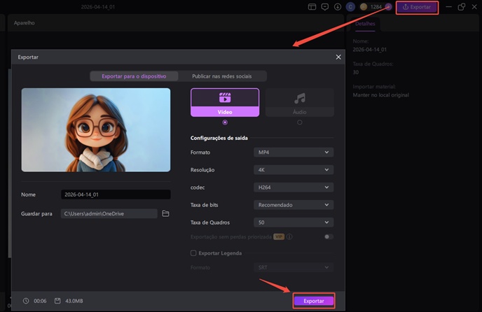 personagem falando ia