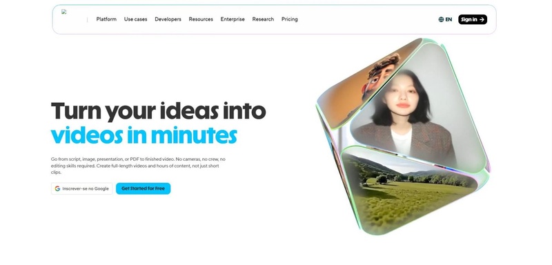 personagem de ia realista