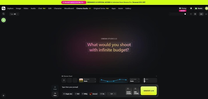 prompt higgsfield ai video