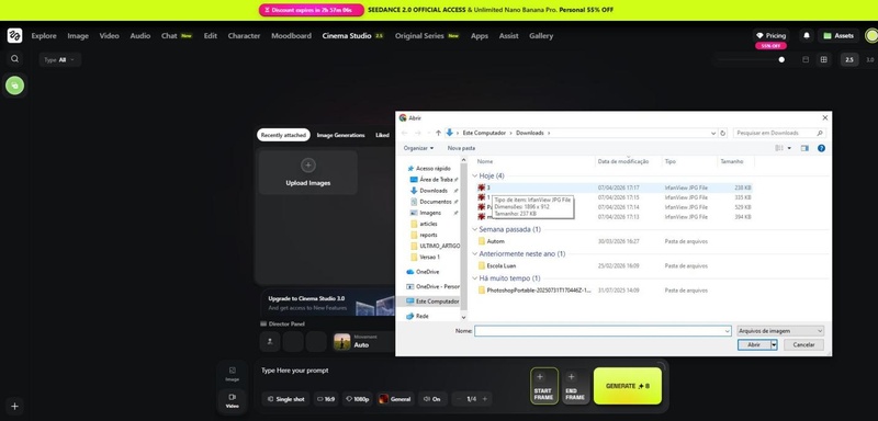 imagens higgsfield ai video