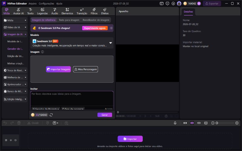 HitPaw Edimakor gerar visuais gratuitos para Canva