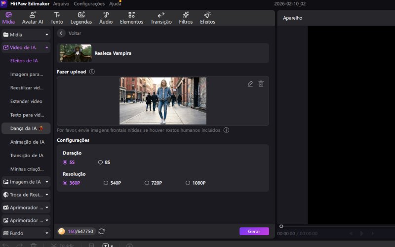 Importar imagem | Clique em Gerar.Jpg