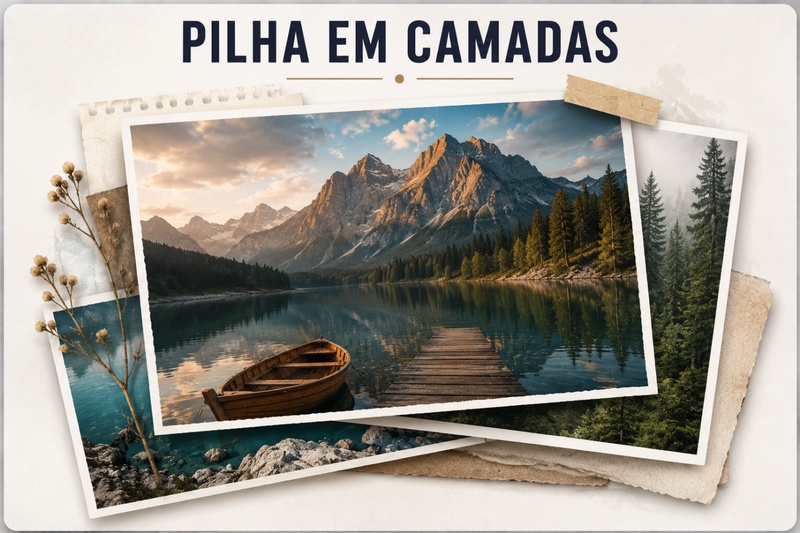 pilha camadas imagens