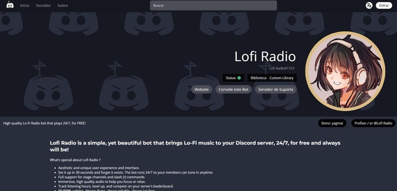 lofi radio discord