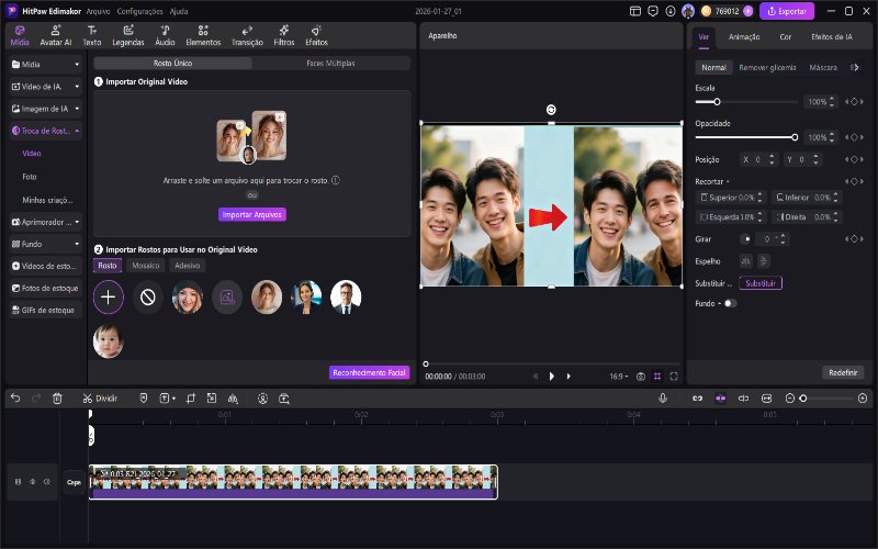 troca de rosto na hora mágica online grátis