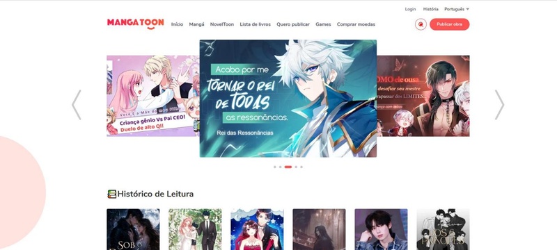 MangaToon manhwa português