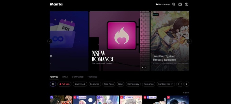 Manta manhwa leitura