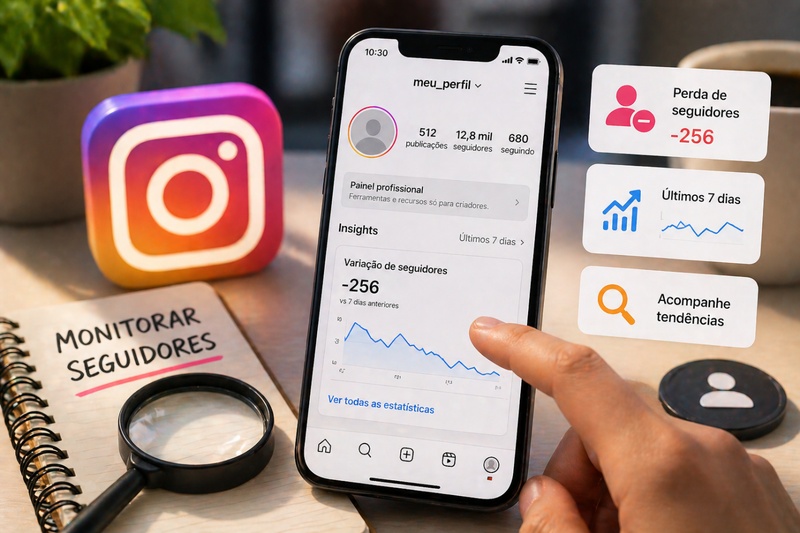 monitorar seguidores instagram
