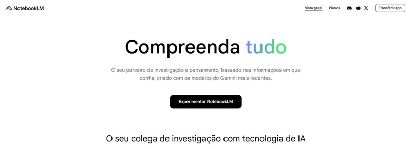 como usar notebooklm interface