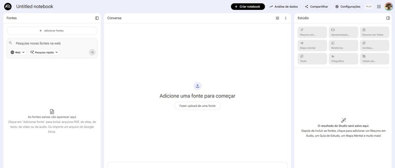 como usar notebooklm criar