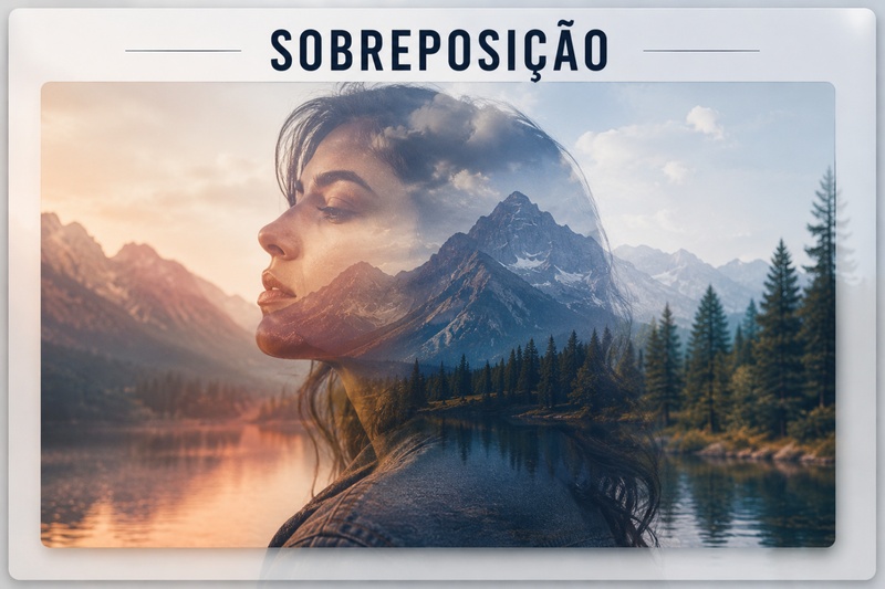 sobreposição imagens