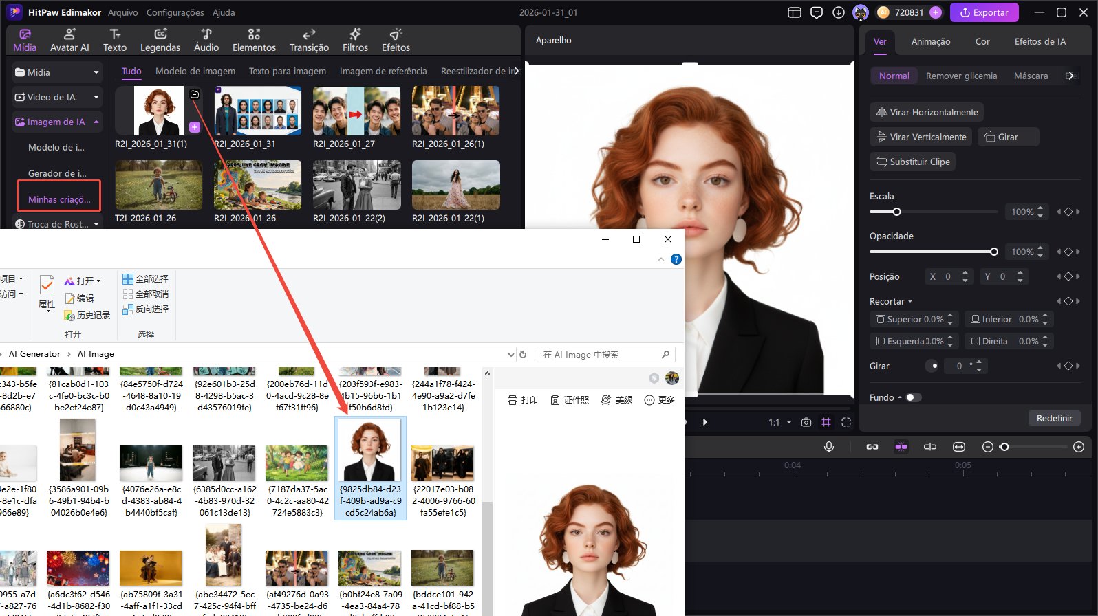 Prompt de IA para criação de fotos tamanho passaporte