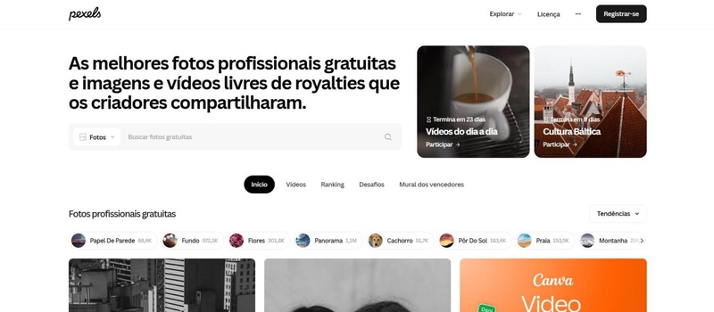 banco vídeos pexels