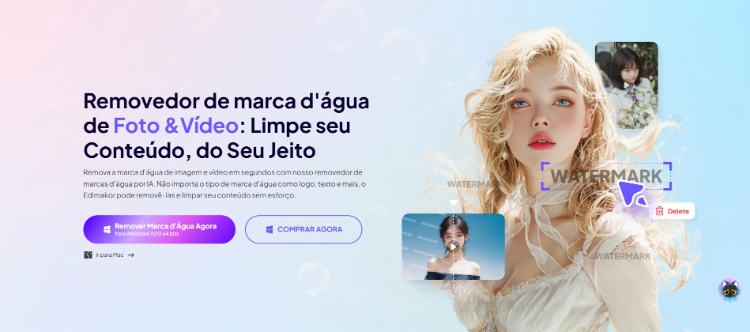 Ferramenta gratuita para remover marca d’água