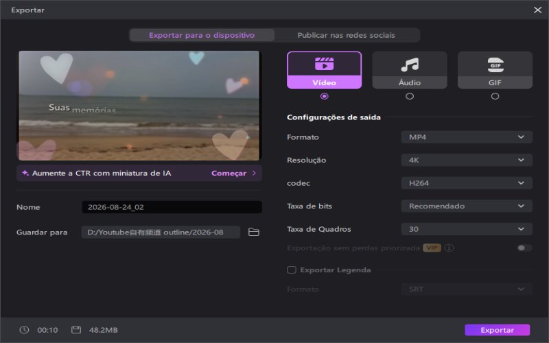pré-visualizar e baixar vídeo do YouTube