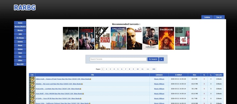 site torrent filmes dublados rarbg