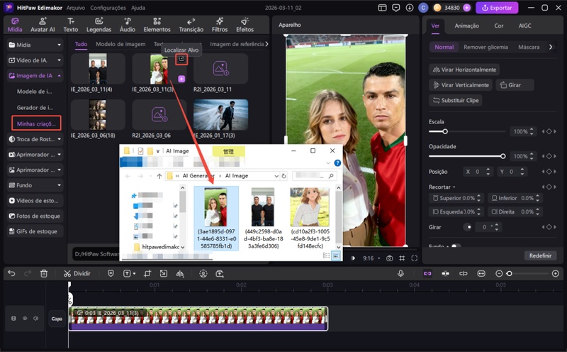 passo 4 de foto com ia do real madrid