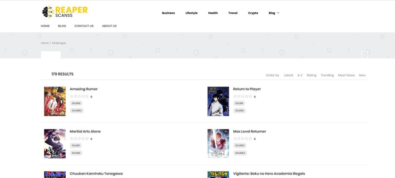 Reaper Scans manhwa leitura