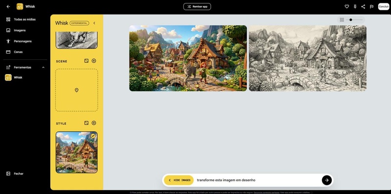 gerar whisk ai imagens