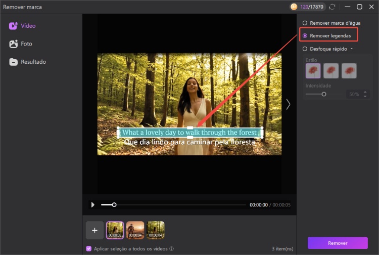 Como remover marca d’água de vídeo 6